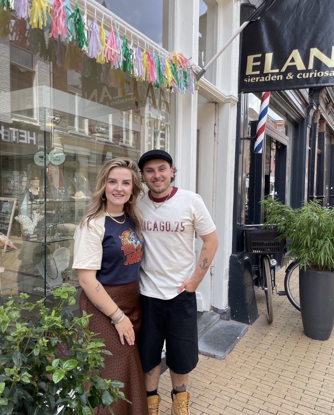 Jesper en Dagmar, eigenaren van Elan Sieraden en Curiosa in Groningen